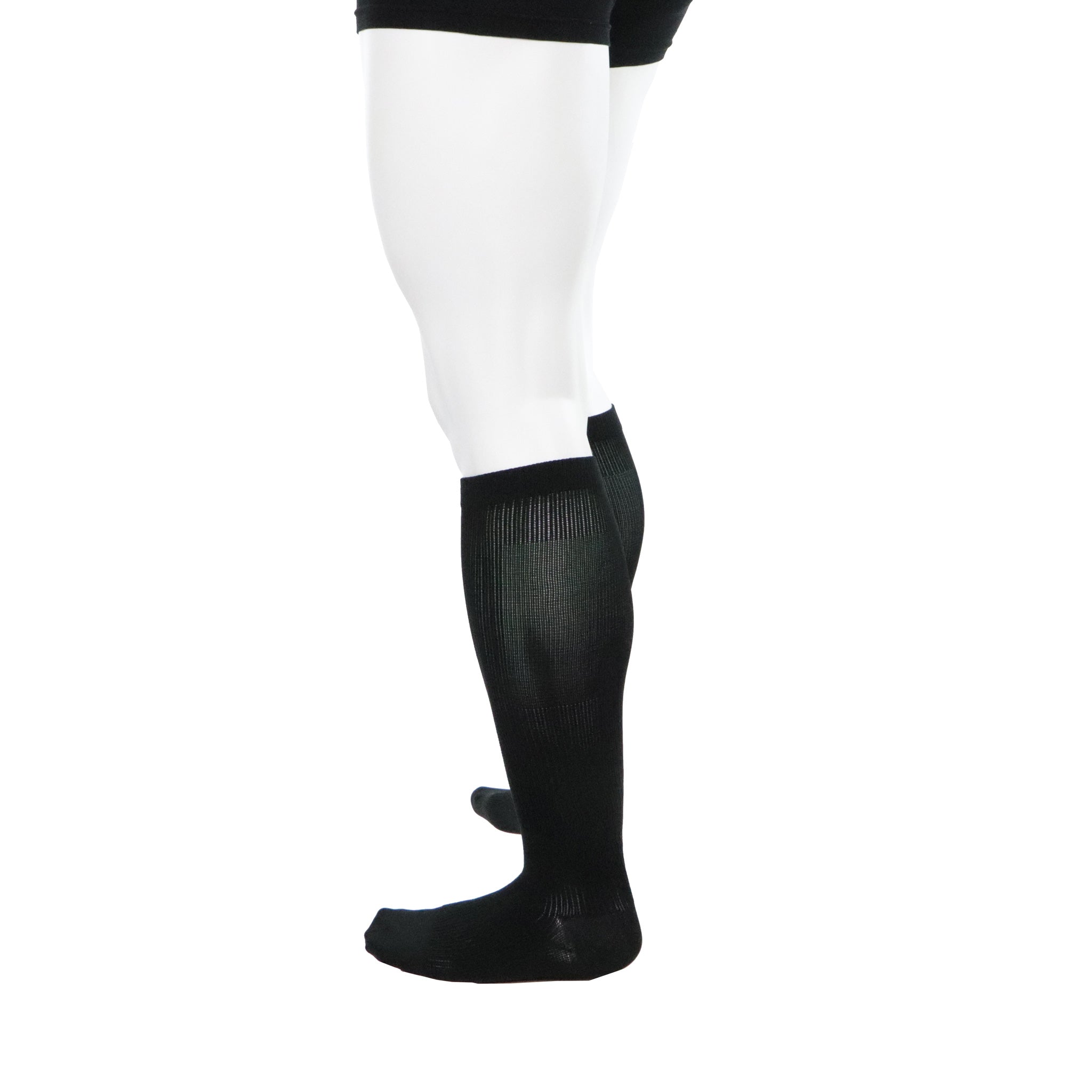 20-30 mmHg compression socks for man Doctor Brace Actiman black left view