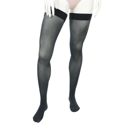 20-30 mmhg compression stockings for women thigh high Doctor Brace black front view