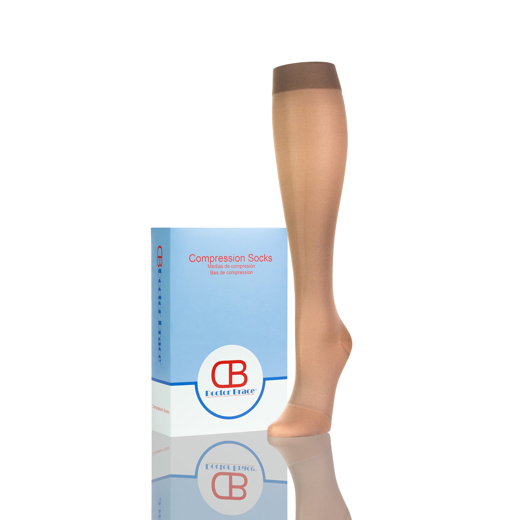 Circutrend Knee High Compression Socks For Women In 20 30 mmHg