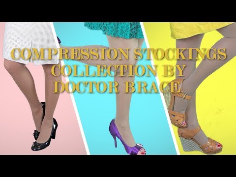Video Showing Compression Stockings For Women Collection By Doctor Brace