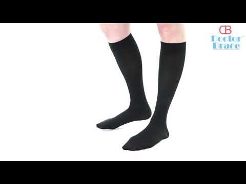 Compression Socks For Women Circutrend By Doctor Brace: Video Showing This 20 30 mmHg Knee High Socks Features