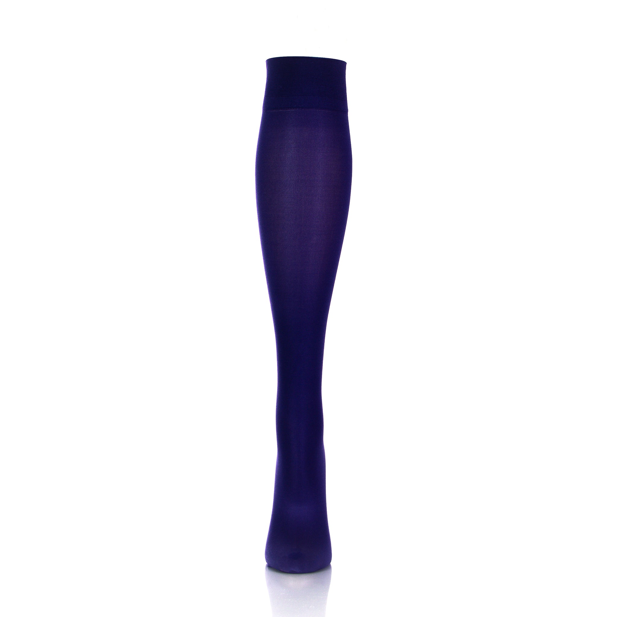 Compression Hose For Women - Colored - Purple Color - Doctor Brace Softmedi - Front View