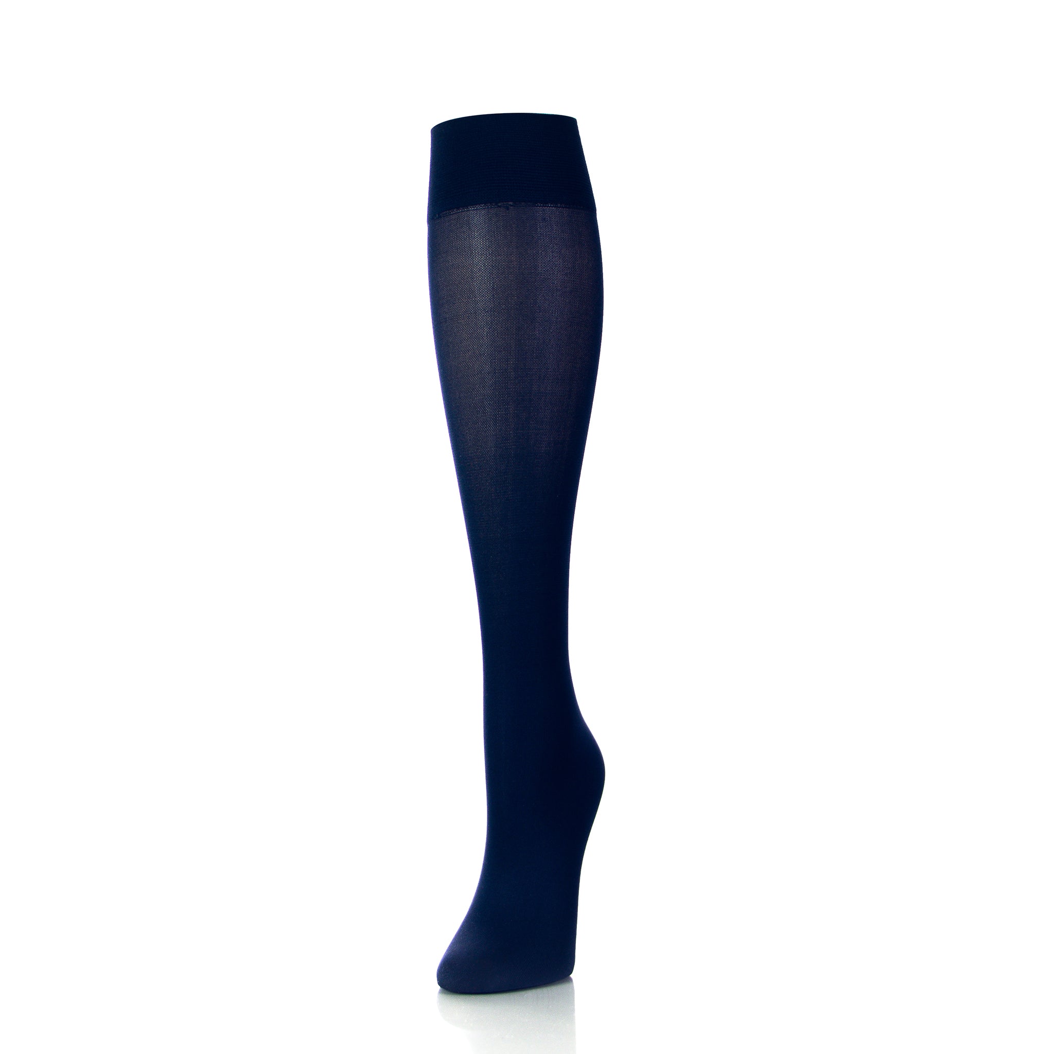 Navy blue thigh clearance highs