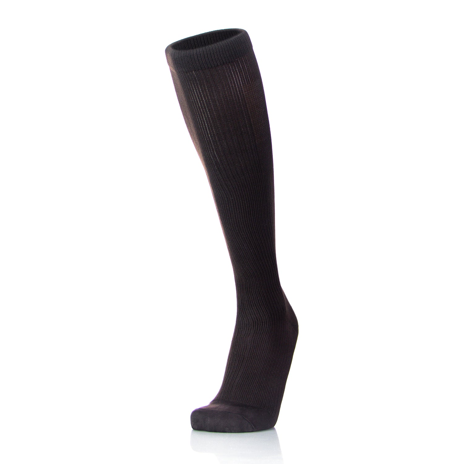 Graduated Compression Thick Yarn Beige Socks 20-30mmHg