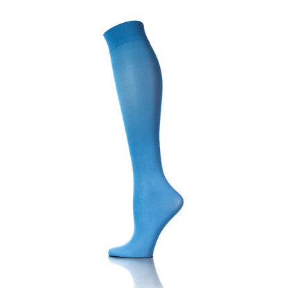 Cute Compression Socks - 20 30 mmHg - Knee High - Colourd - Blue Sky - Softmedi