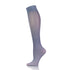 Cute Knee High Compression Socks For Women - Colourful Grey - Other Side View - Softmedi