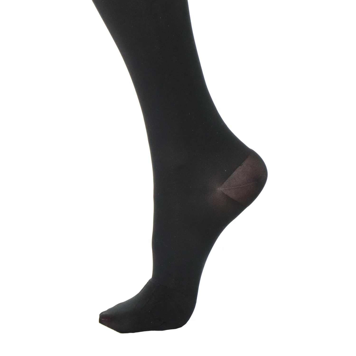 Doctor Brace Circutrend women knee compression stockings 30-40 mmhg closed toe black zoomed heel