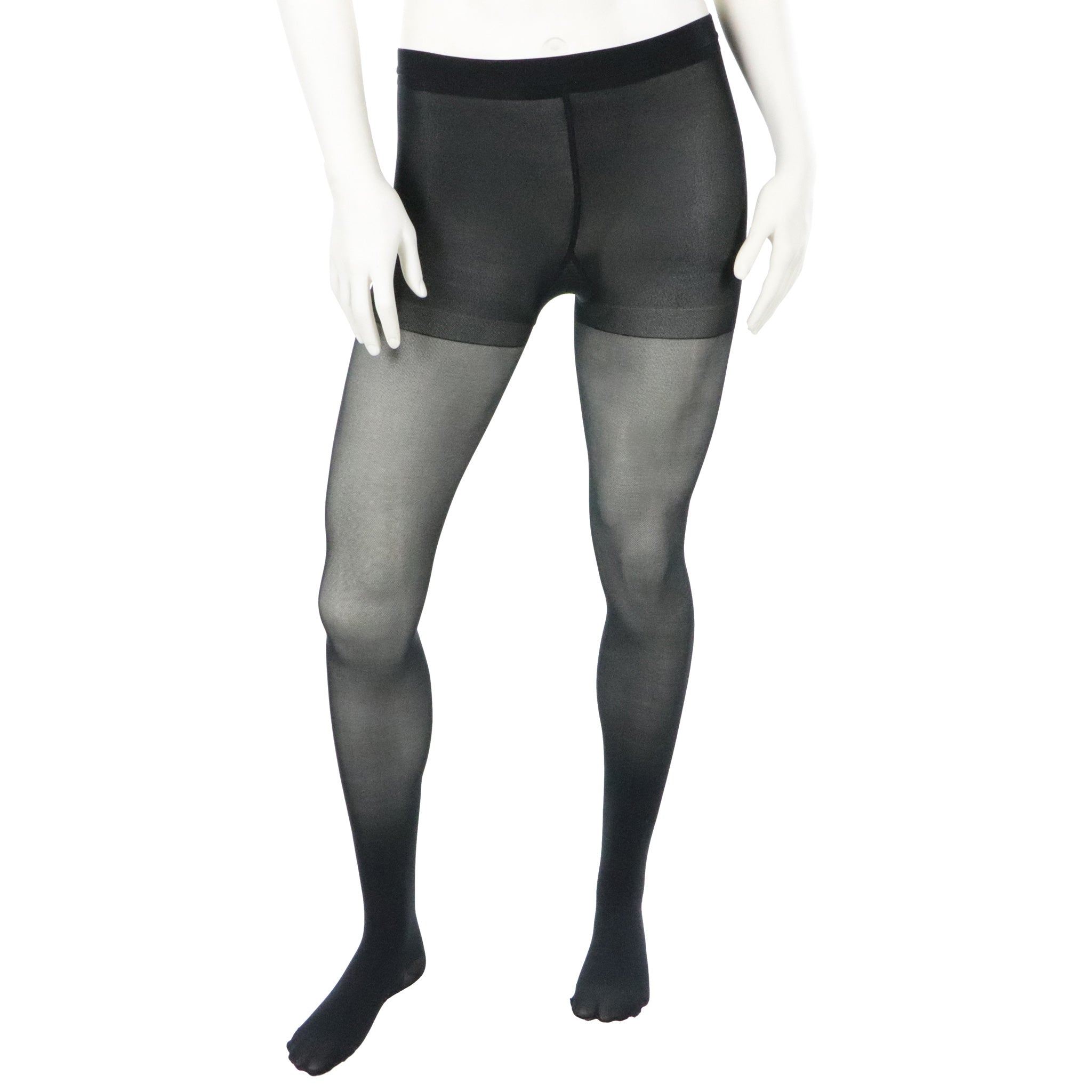 Doctor Brace compression stockings pantyhose 20-30mmhg black right leg zoomed