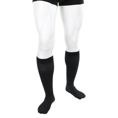 Male compression socks 20-30 mmhg Doctor Brace Circutrend black walking man