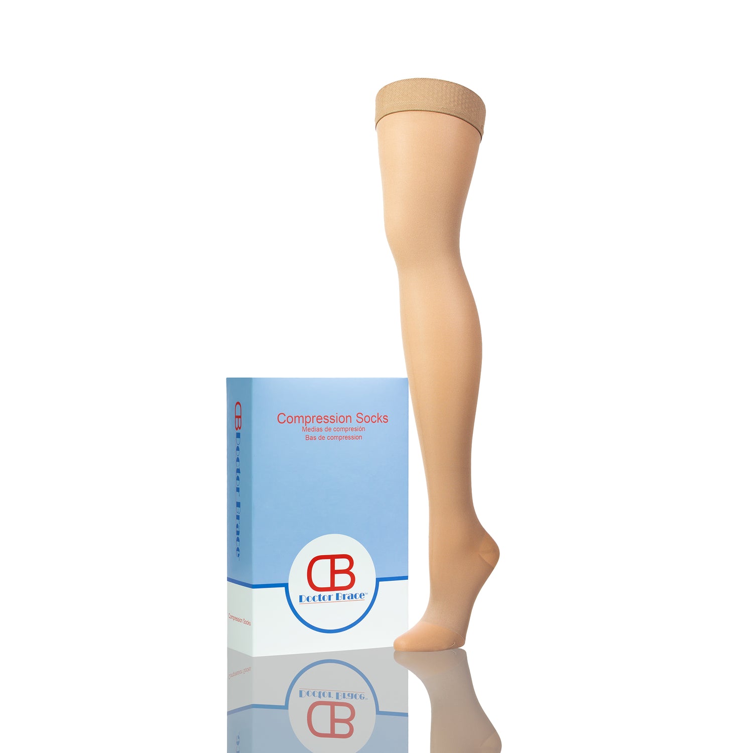 Thigh High Medical Compression Stockings 23-30mmHg for Varicose