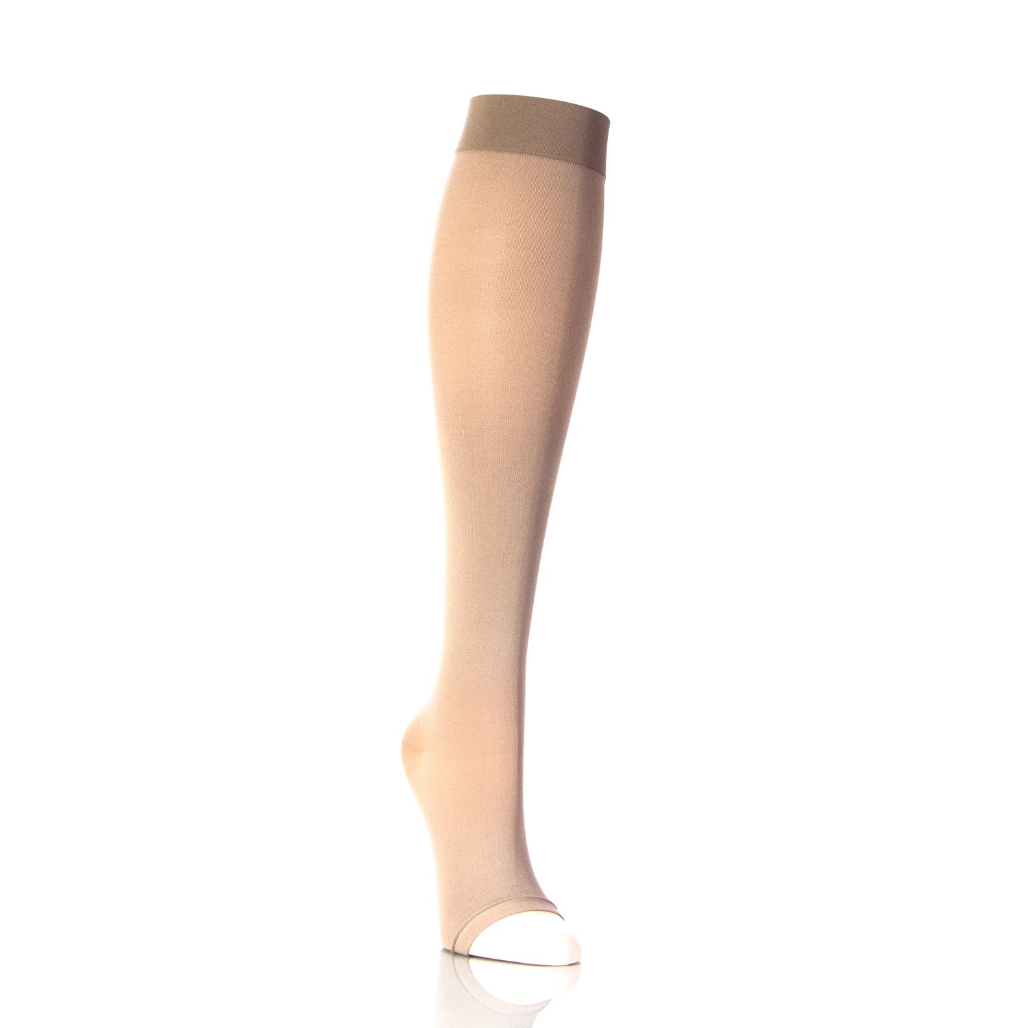 Women's Thigh High Open Toe Compression Stockings 20 30 Mmhg