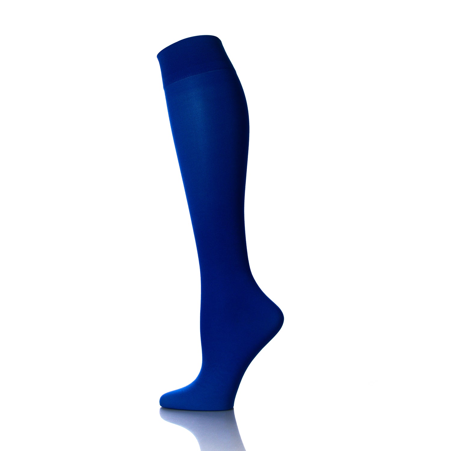 Womens Support Socks - Royal Blue - Doctor Brace Softmedi - Side View